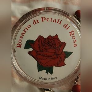 Original Vatican Old Rosary during the St John Paul II & Pope Benedict XVI